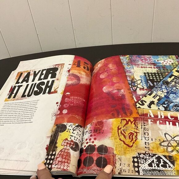 Acrylic Techniques in Mixed Media - Scribble, Stencil, Stamp by Roxeanne Padgett - Picture 14 of 16